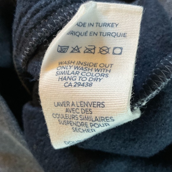 Wanakome Julissa Sweatshirt Navy Blue Womens Size S NWT Cowl High Neck - Picture 13 of 13